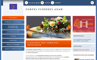 pompes-funebres-adam.com website preview