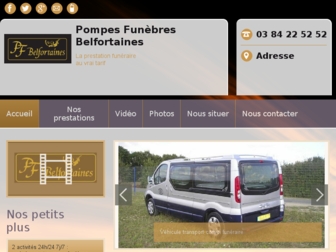 pompes-funebres-belfortaines.fr website preview