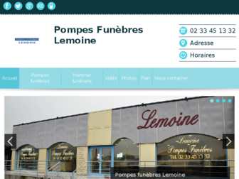 pompes-funebres-lemoine.fr website preview