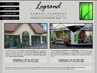 pompes-funebres-legrand.fr website preview