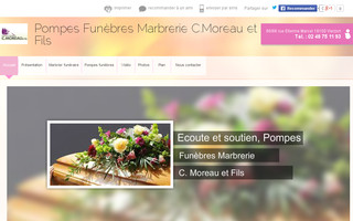 pompes-funebres-vierzon.fr website preview
