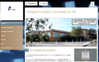 pompes-funebres-fernandez.fr website preview