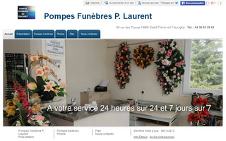 pompes-funebres-plaurent.fr website preview