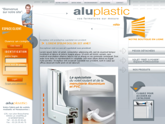aluplastic.fr website preview