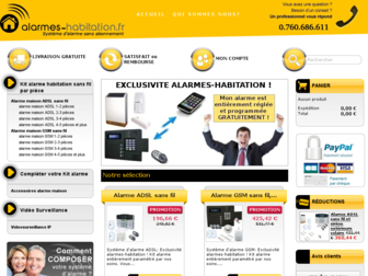 alarmes-habitation.fr website preview