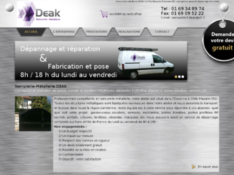 serrurerie-deak.fr website preview