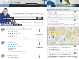paris.quel-plombier.com website preview