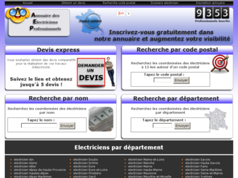 devis-electricien.pro website preview