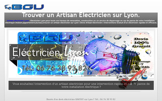 electricien.artisan-lyon.com website preview