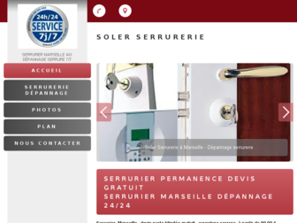 serrurier-depannage-marseille.fr website preview