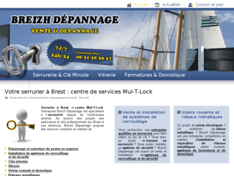 serrurier-depannage-breizh.fr website preview