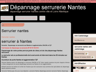 depannage-serrurier-nantes.fr website preview