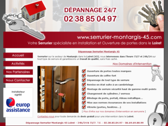 serrurier-montargis-45.com website preview