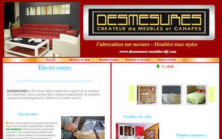 desmesures-meubles-idf.com website preview