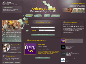 artisans-du-nord.com website preview