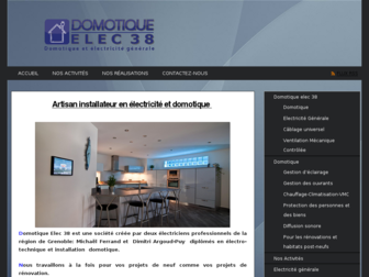 domotiqueelec38.fr website preview