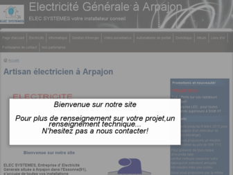 electricite-arpajon.fr website preview