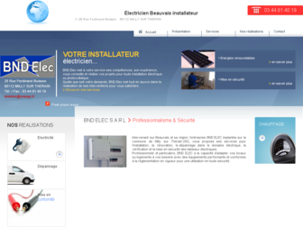 electricien-beauvais.com website preview