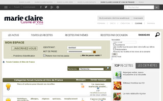 forum.cuisineetvinsdefrance.com website preview