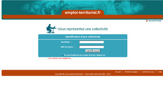 col.emploi-territorial.fr website preview