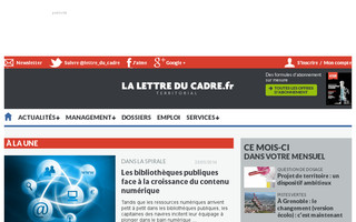 lettreducadre.fr website preview