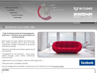 c2m-mobilier-design.fr website preview