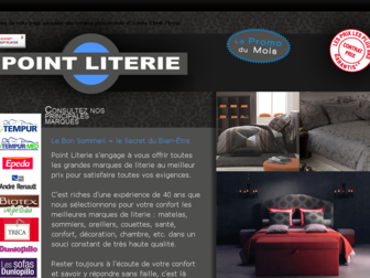 pointliterie.fr website preview