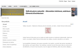 pierresdecoration.fr website preview