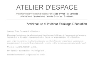 atelierdespace.com website preview