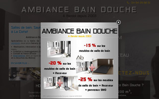 ambiancebaindouche.fr website preview