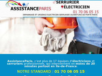 assistanceparis.fr website preview