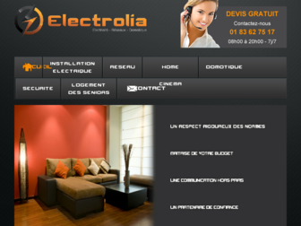 electrolia.fr website preview