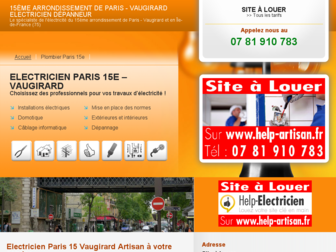 paris-15e-vaugirard.help-electricien.fr website preview