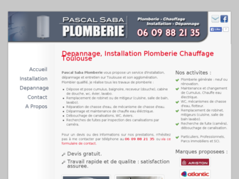 pascal-saba-plomberie.fr website preview