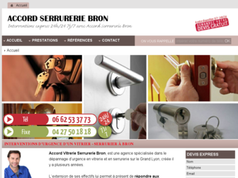 serrurier-bron.com website preview