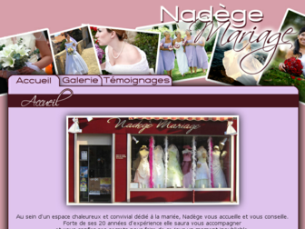 nadege-mariage.com website preview