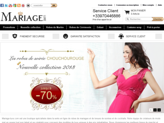 mariage-luxe.com website preview