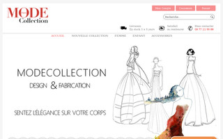 modecollection.fr website preview