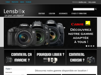 lensbox.fr website preview