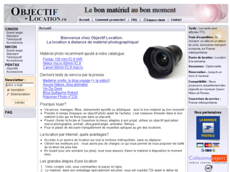 objectif-location.fr website preview