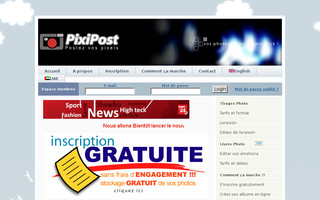 pixipost.com website preview