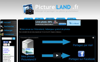 pictureland.fr website preview