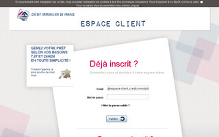 espace-client.credit-immobilier-de-france.fr website preview