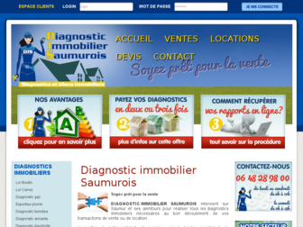 diagnostic-immobilier-saumur.com website preview