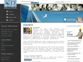 diagnos.fr website preview