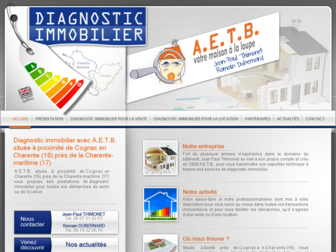 aetb-diagnostics-charente.fr website preview