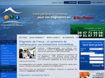 diagnostic-de-france.com website preview