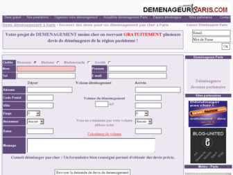 paris-demenageurs.com website preview