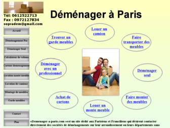 demenager-a-paris.com website preview