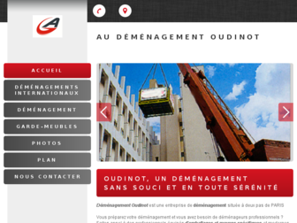au-demenagement-paris-oudinot.com website preview